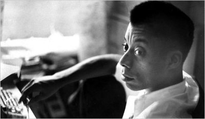 James Baldwin (young with typewriter)