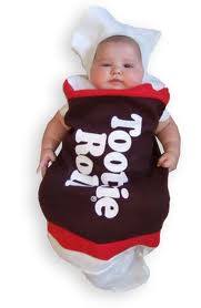 Baby in Tootsie Roll