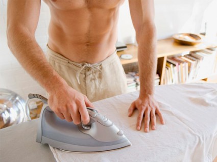 man doing housework