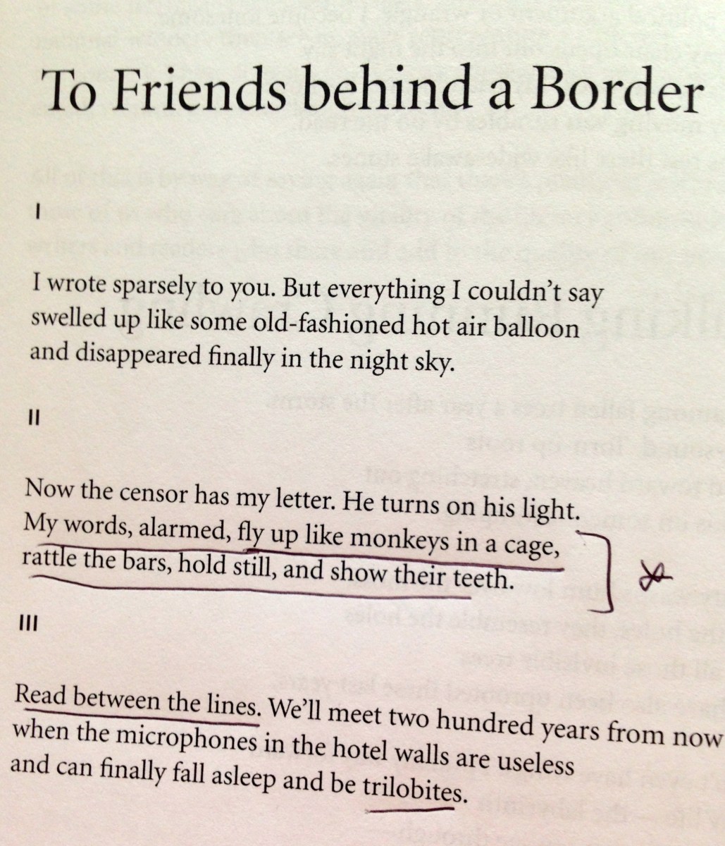 To Friends behind a Border Lit Literature