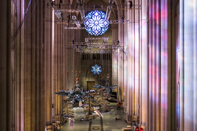 Phoenix of Xu Bing, Cathedral of St. John the Divine, New York