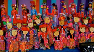Ethnic minority 'dolls'