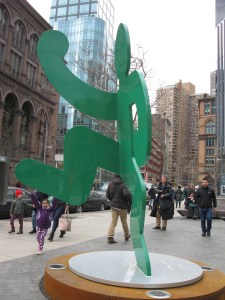 Keith Haring, Self-Portrait, 1989; photographed near Astor Place, New York, 2015