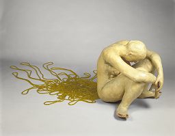 Kiki Smith, "Pee Body," Fogg Museum, Harvard University 