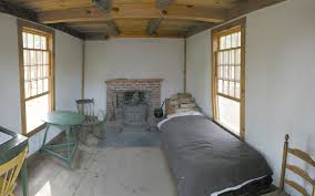 Reconstruction of the interior of Thoreau's cabin