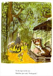 Madeline, Ludwig Bemelmans, with tiger