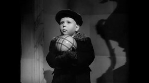 Herbert Halbik, the little boy with the ball in The Third Man, directed by Carol Reed, 1949
