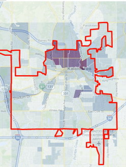 Kalamazoo, Michigan, by race