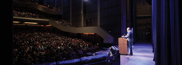 Ta-Nehisi Coates speaking in Kalamazoo, Michigan, November 2015