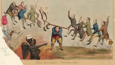 The Balance of Power in 1831, cartoon, BBC Radio 4, In Our Time, The Great Reform Act