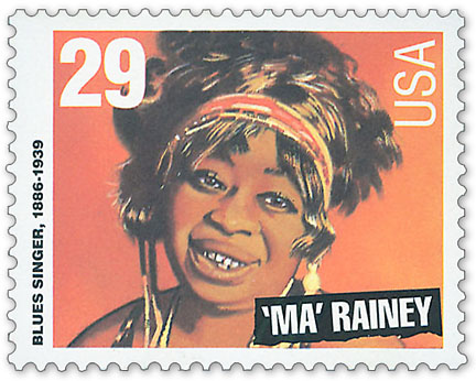 Gertrude 'Ma' Rainey Postage Stamp, 29 cents