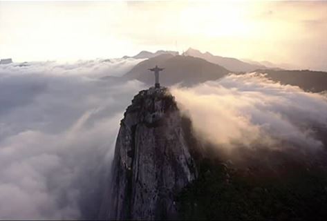 Corcovado in mist