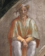 Michelangelo, Aminadab, detail