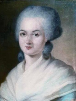 Portrait of Marie-Olympe de Gouges, painted by Alexander Kucharsky (1741-1819), private collection