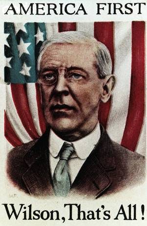 Woodrow Wilson Campaign Poster