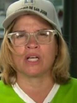 San Juan, Puerto Rico, Mayor Carmen Yulín Cruz, from CNN video clip, 29 September 2017