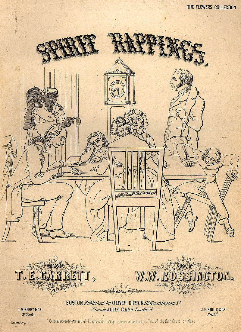 Spirit Rappings Song Cover Sheet, 1853