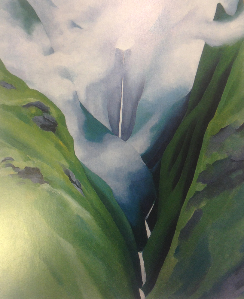 O’Keeffe, Waterfall, No III, Iao Valley, 1939, Honolulu Academy