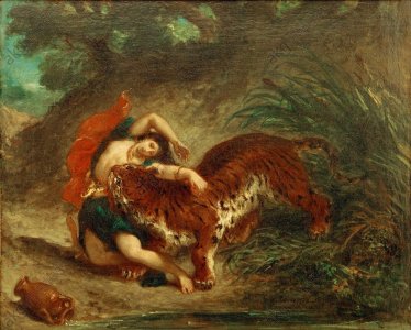 Delacroix, Indienne mordue par un tigre
