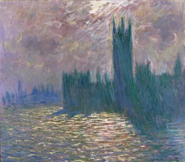 Claude Monet, Londres, Le Parlement, Reflets sur la Tamise, 1905, Musée Marmottan Monet, Paris