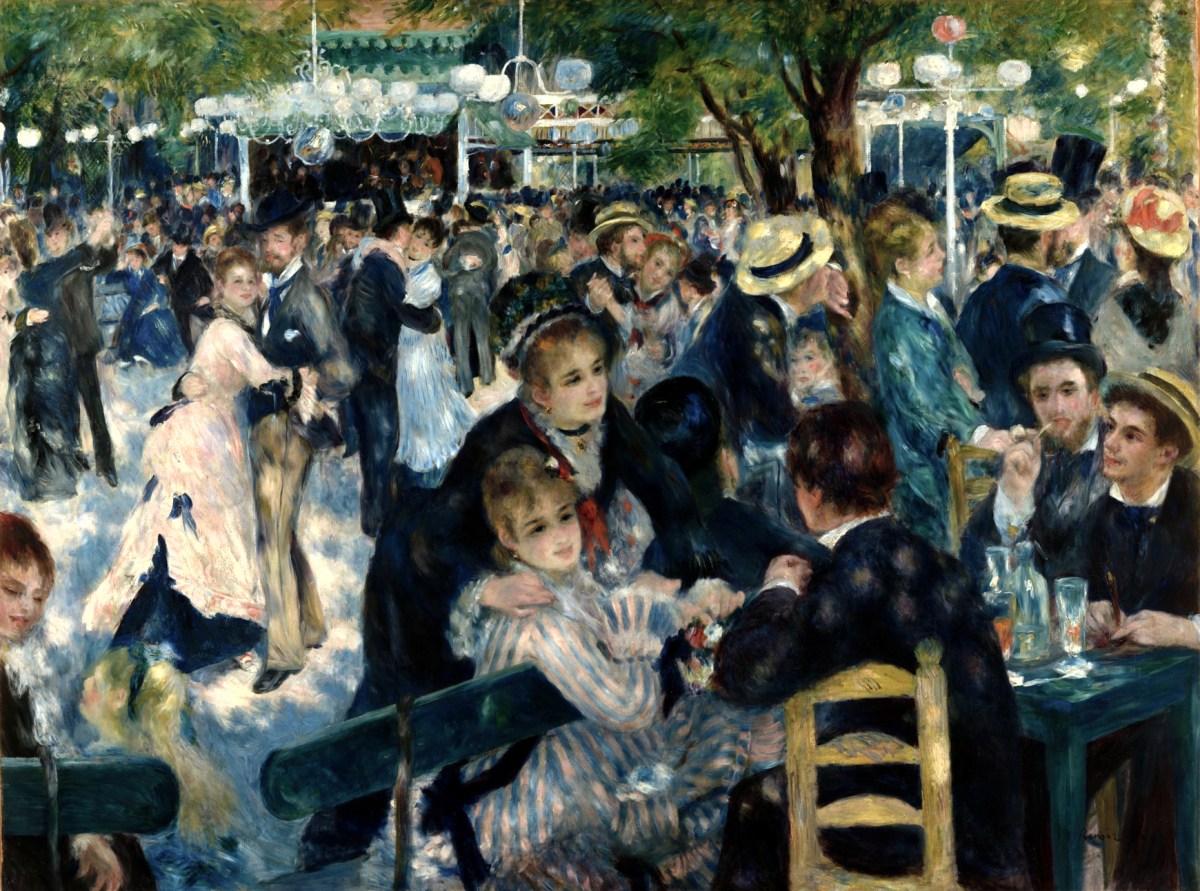 Pierre-Auguste Renoir, Le bal du moulin de la Galette, 1876 (Musée d'Orsay)