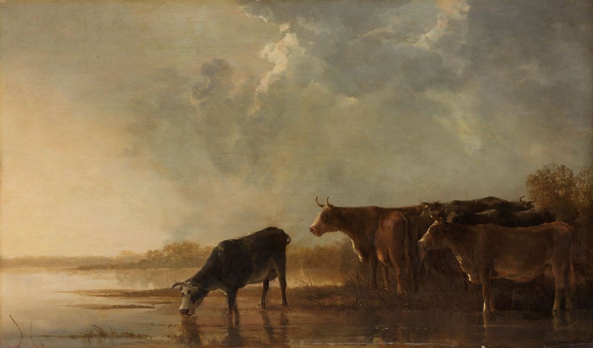 Aelbert Cuyp, River Landscape with Cows (National Gallery of Art)