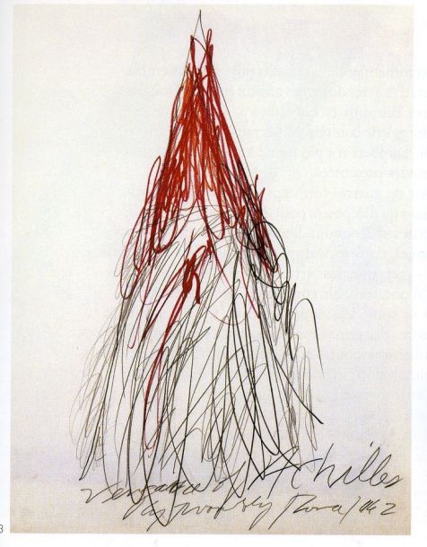 Cy Twombly, Vengeance of Achilles, 1978 (Kunsthaus, Zurich)