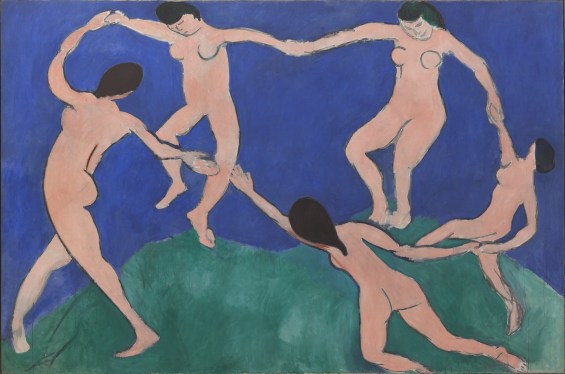 Matisse, Dance (I), Paris, Boulevard des Invalides, early 1909, MOMA