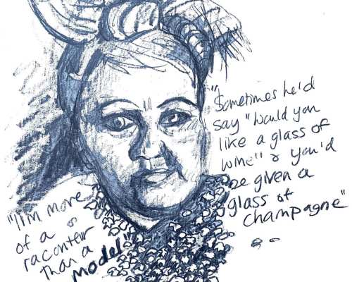 Jane Horton, Sue Tilley portrait, 2022 ('raconteur')